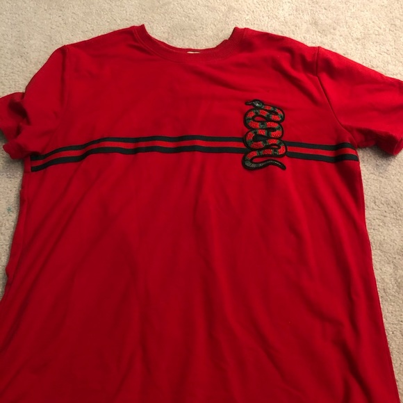 red snake tee shirt designer - Picture 2 of 3